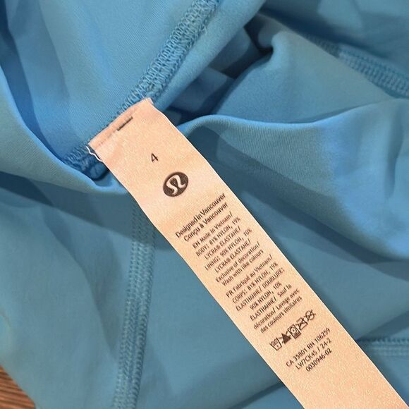 Lululemon Align High-Rise Short 6" Kayak Blue Light Size 4 NWT bike shorts - Picture 5 of 6